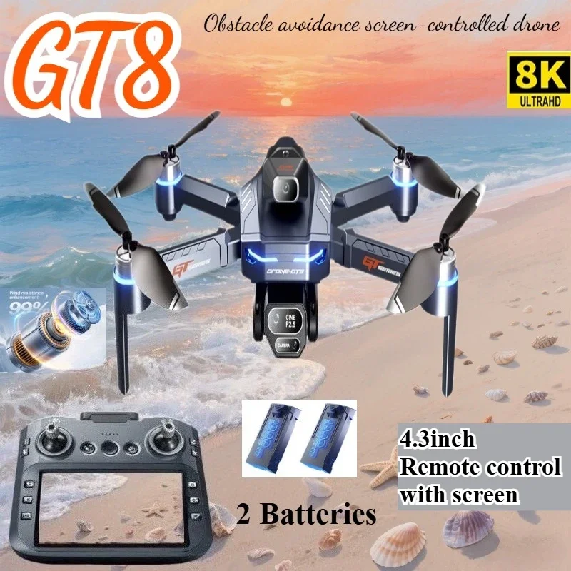 Jjrc Drone X12 - Drone 4K HD GT8 Camera Obstacle