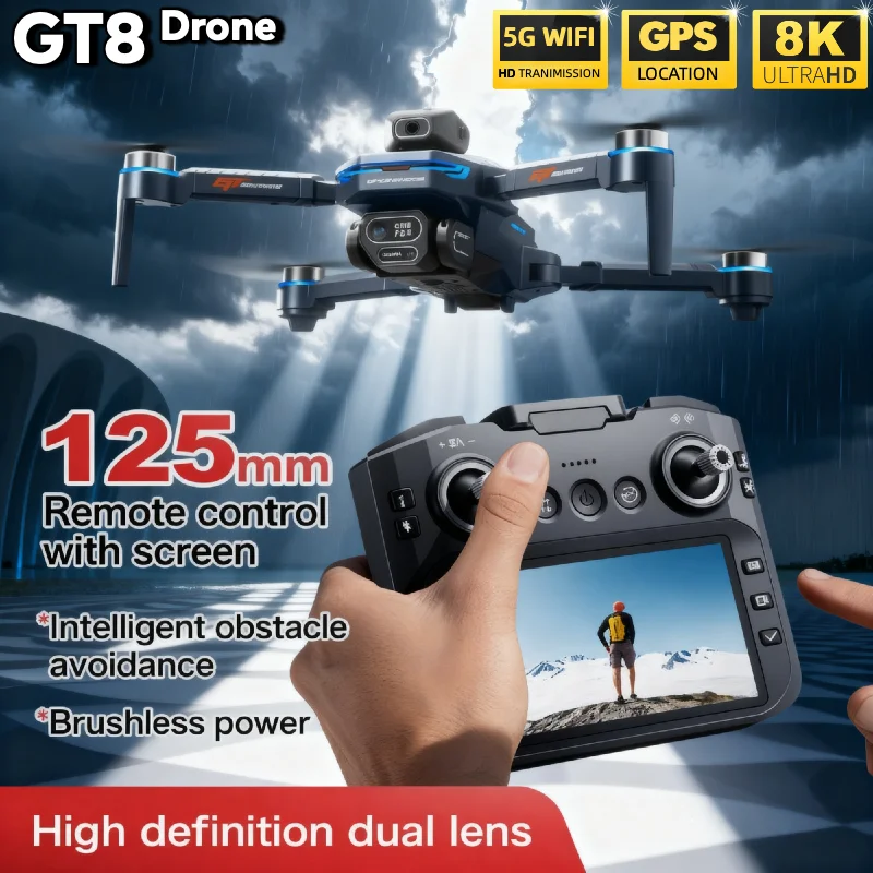 HOT For LSRC GT8 Drone 4K Prof - Jjrc Drone X12 recension och pris
