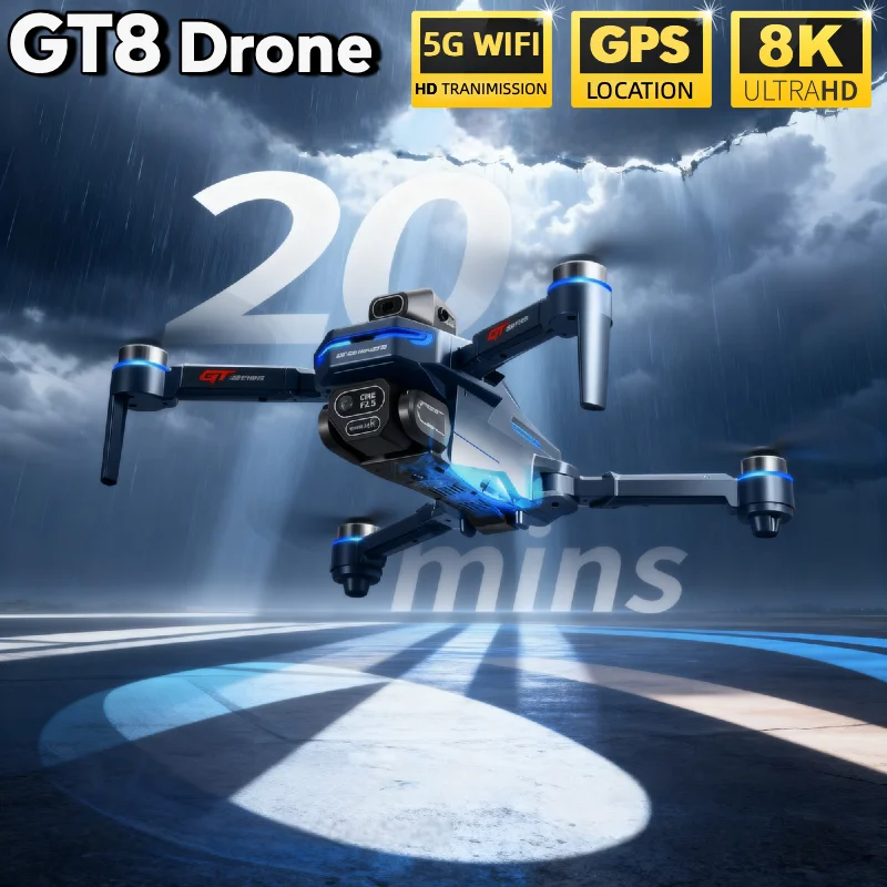 HOT For LSRC GT8 Drone 4K Prof - Jjrc Drone X12 recension och pris