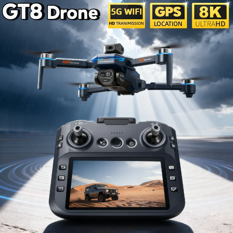 HOT For LSRC GT8 Drone 4K Prof - Jjrc Drone X12 recension och pris