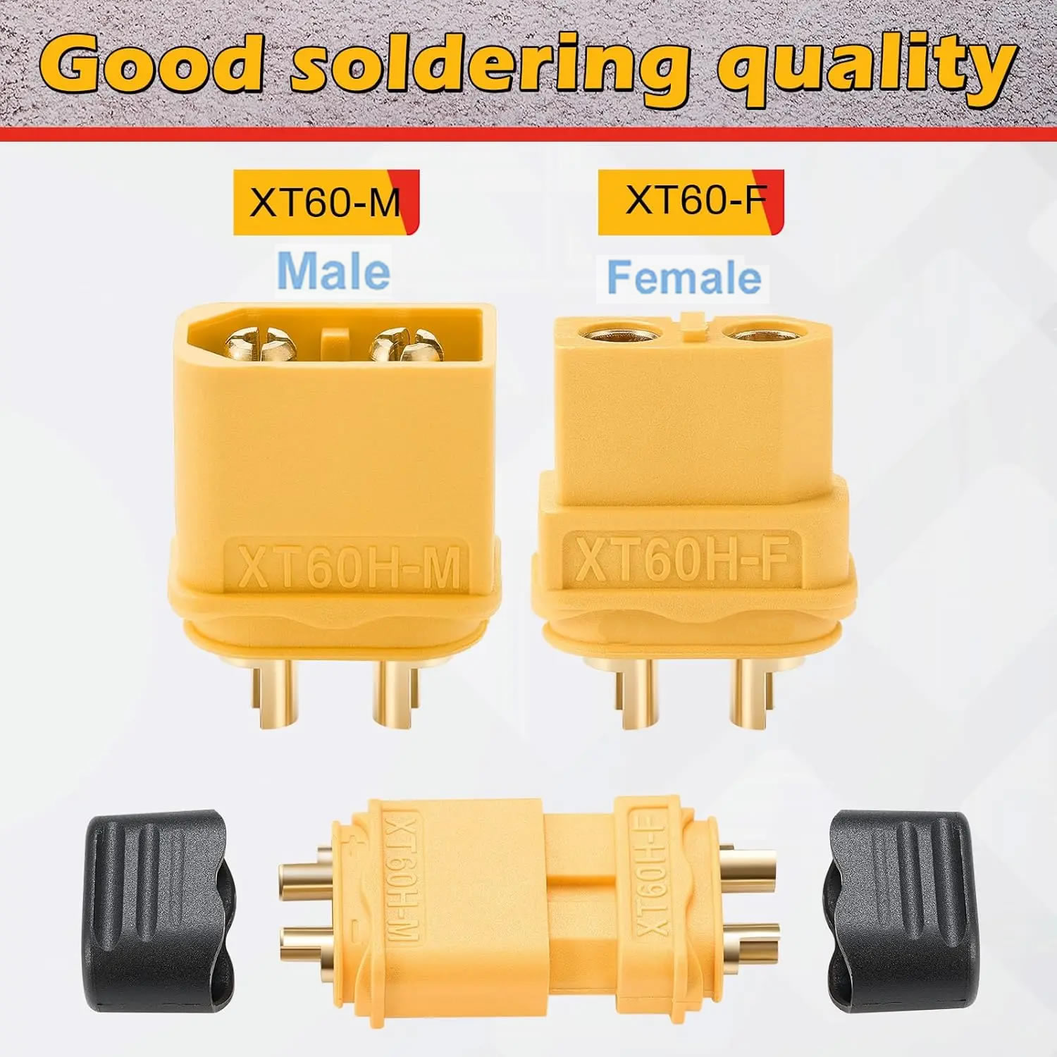 XT60 Connector Plug with Sheat - Drone Battery Adapter recension och pris