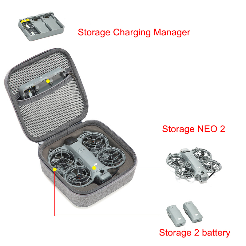 Carrying Shockproof Case for D - Drone Hard Shell Case recension och pris