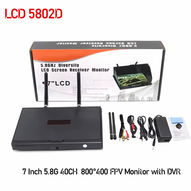 5.8G FPV DVR LS5802D 7 Inch Mo - Drone Controller Screen recension och pris